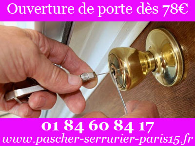 Ouverture de porte dès à 78€